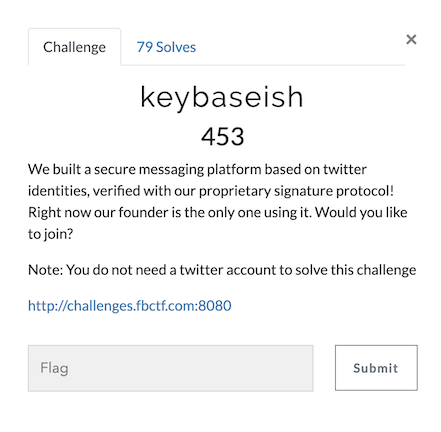 keybaseish Challenge Description